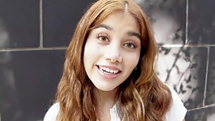 Peruvian teen Marina Gold offers her money for horny challenges in public and ends up fucking ... Papi cachame!