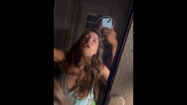 Rough Fuck in the Mirror with Cuckolds Wife