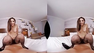 HOT BRUNETTE FUCKS YOU IN VR