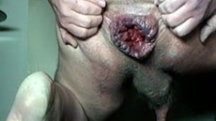 Anal gaping with fruit and veg - part 1