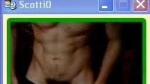 HUGE dicked guy masturbating on camfrog