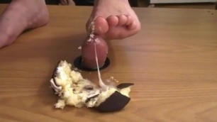 real man gets a footjob on a cupcake... loser pays to eat it