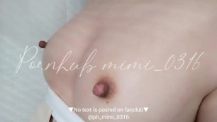 She Changed into a Mini Dress and had a Nipple Orgasm. Japanese Amateur