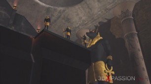 Anubis Fucks a Young Egyptian Slave in his Temple