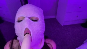 Ski Mask Blowjob! Comment and like to get the Full Video!!!!