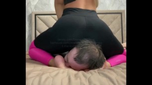 Domina Eugenia - Slave is Choking between my Ass and Feet