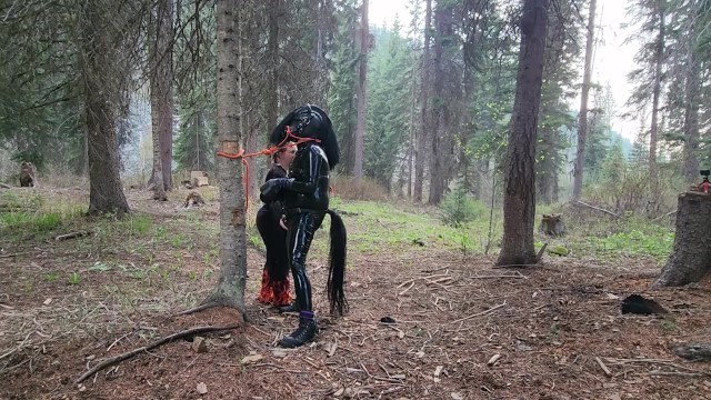 Pony Gets Blowjob in the Woods
